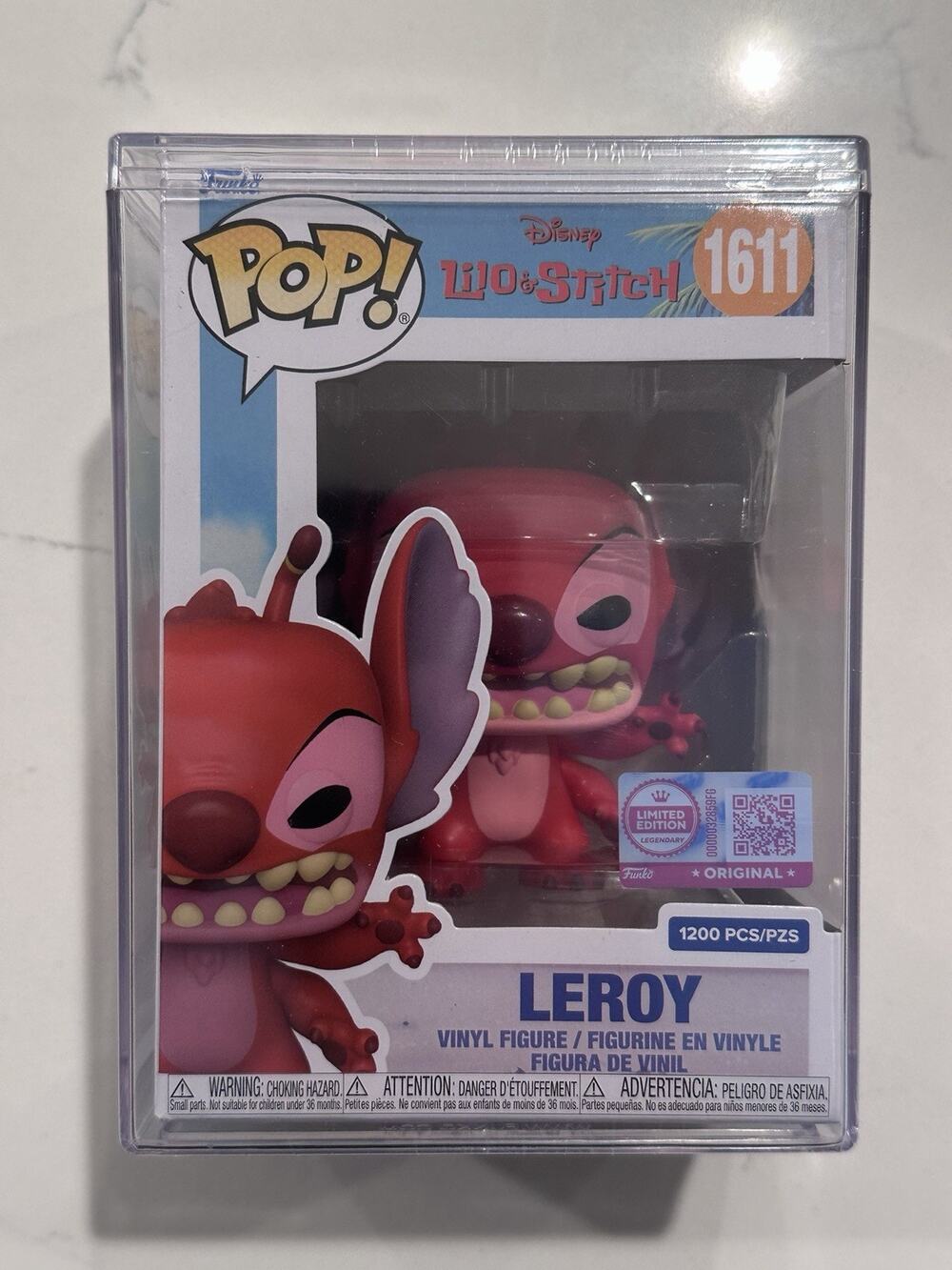 Leroy Funko Pop! Limited Edition Exclusive! #1611 1200pcs! New